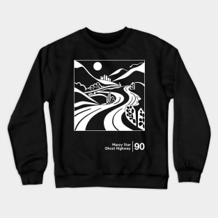 Mazzy Star - Minimal Graphic Design Artwork Crewneck Sweatshirt